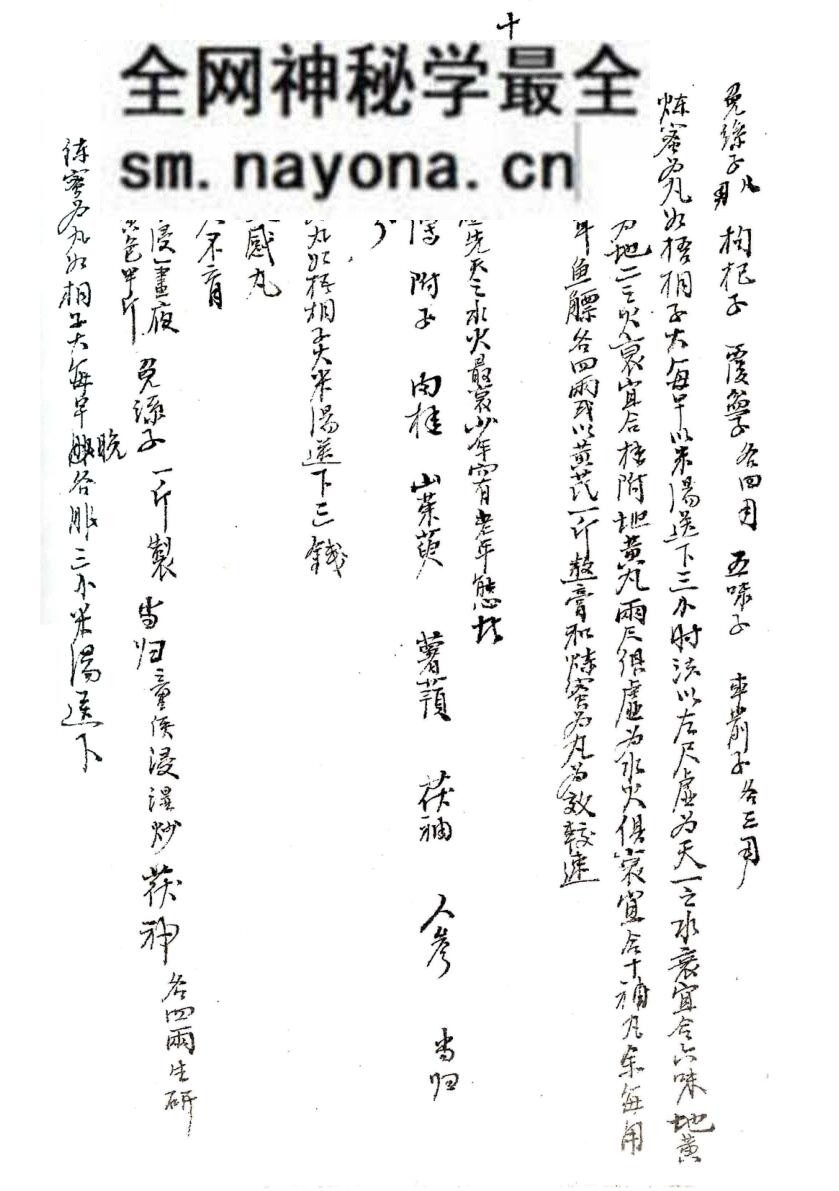 中医养生方古籍《宫廷秘方》
