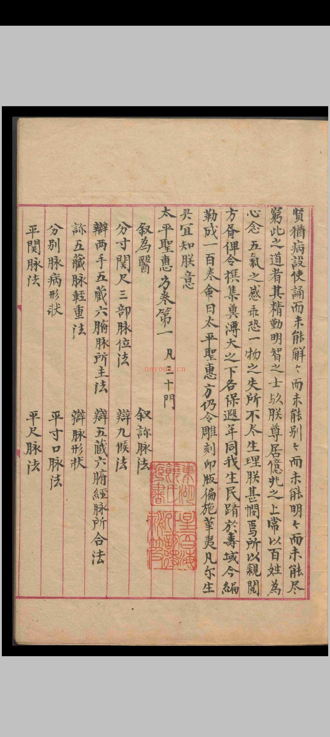 太平圣惠方.一百卷.王怀隐等.清