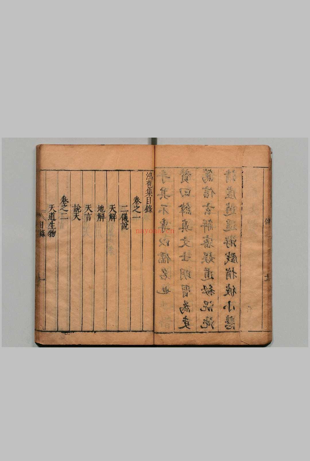 鸿苞集 48卷 屠隆 茅元仪 明刊本