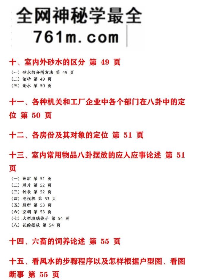 《阳宅四兽风水弟子笔记》_古籍书阁