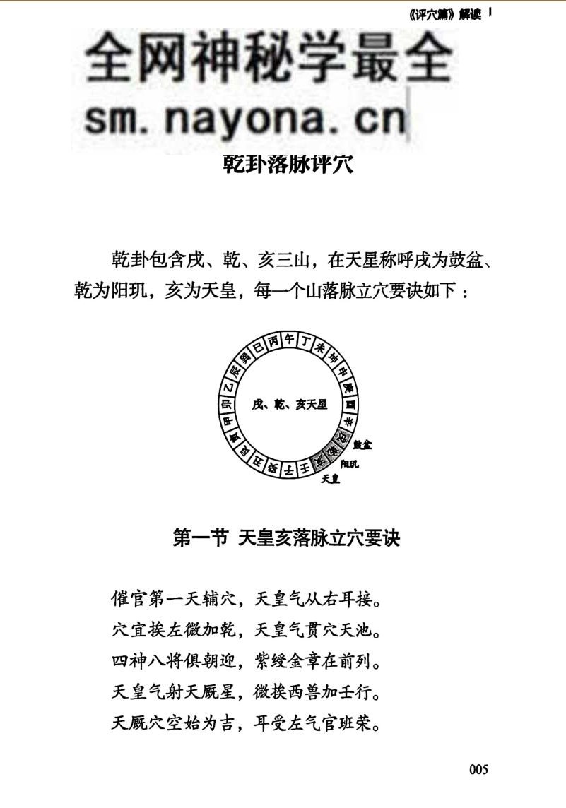 张彪-《评穴篇》解读