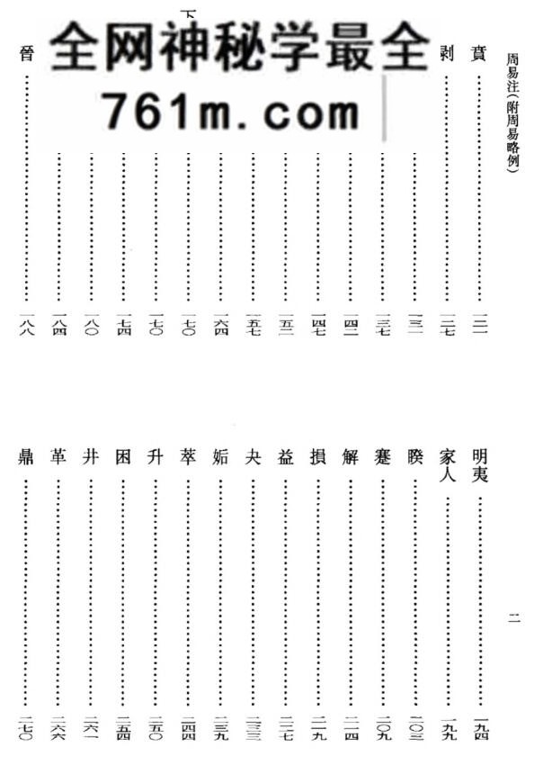 周易注 (王弼, 楼宇烈)