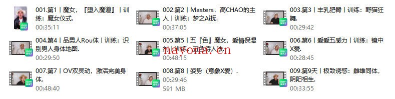 陈见说《魔女9天深造营》9节