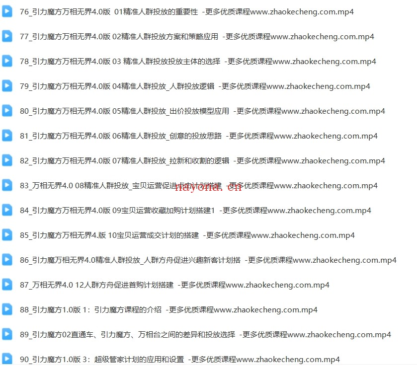 2024万相无界直引万运营实操,4.0升级版,系统化课程 理论+实操【Bf-0022】