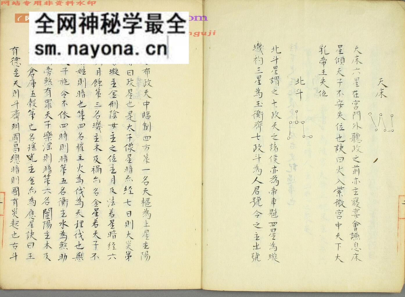《通占大象曆星经》