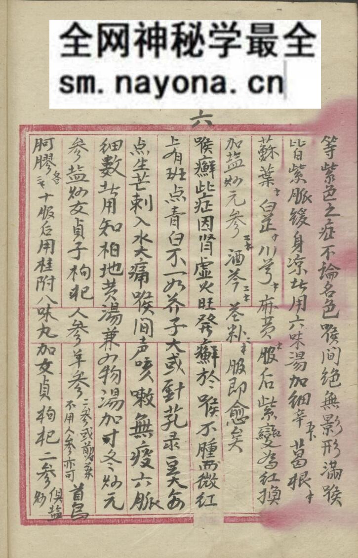 中医喉科古籍《喉科指掌大全》张宗良