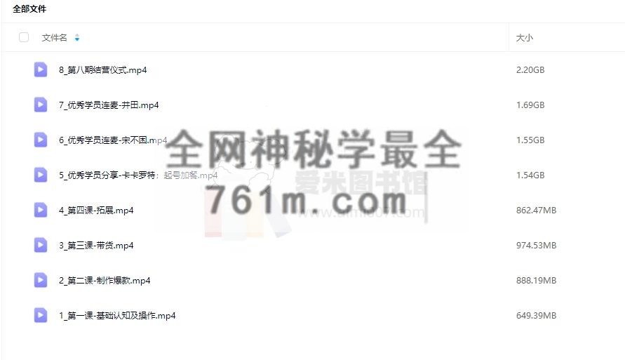 郭晓文·养生号带货训练营6.0(第八期)