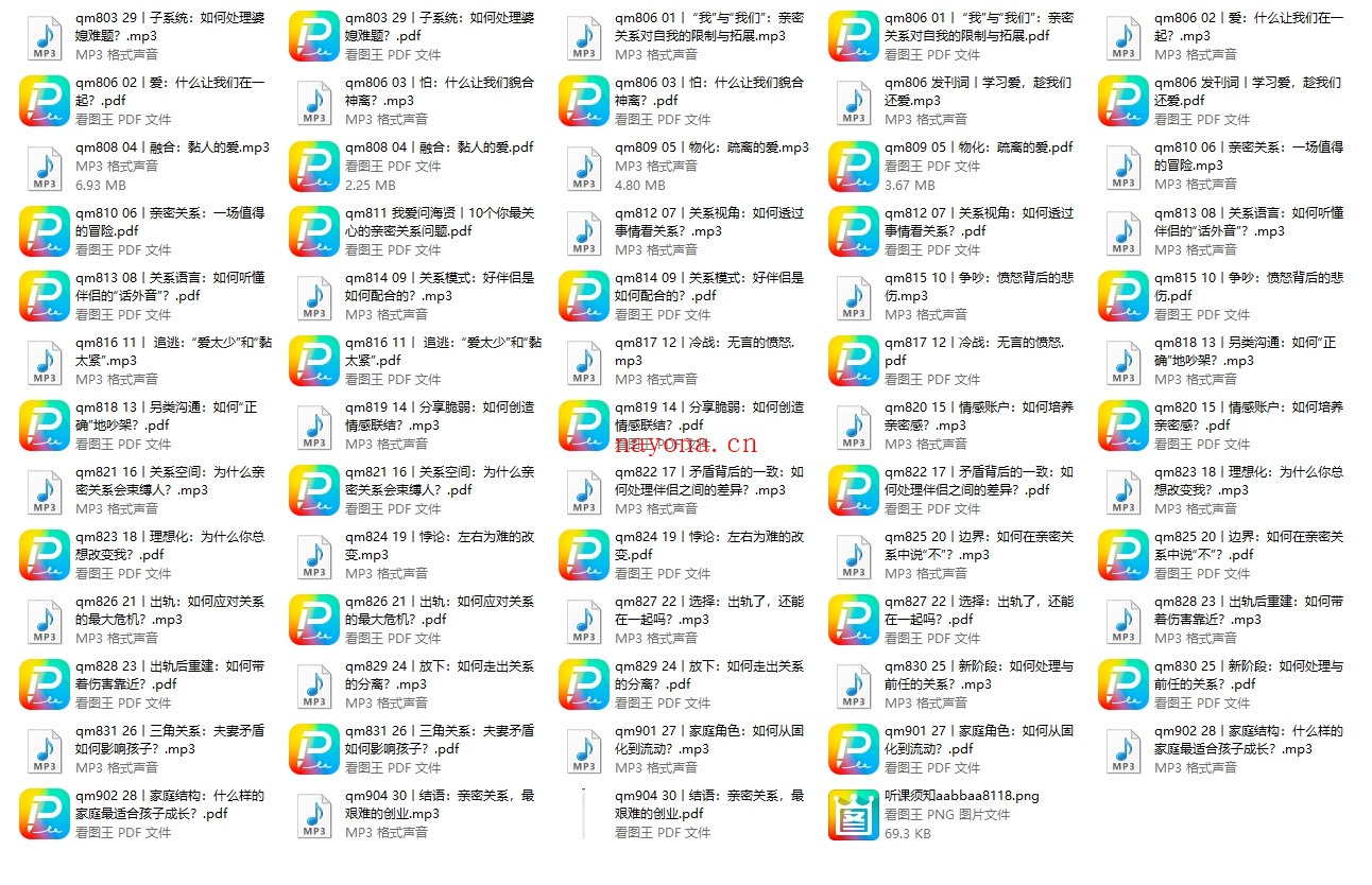 陈海贤《亲密关系》完结