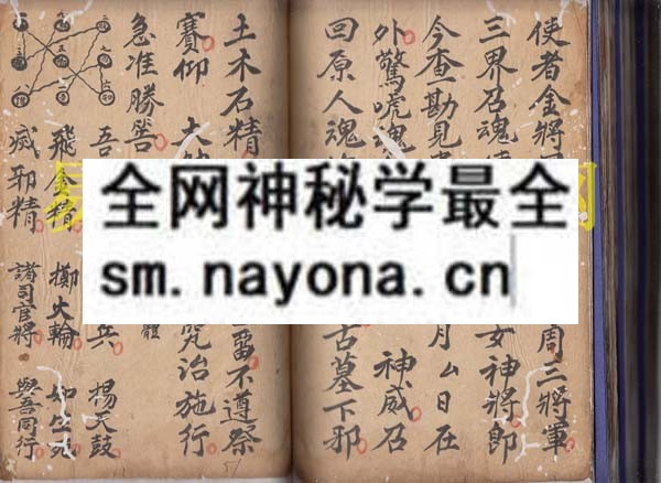 地祗温帅书符法规式 （原书）