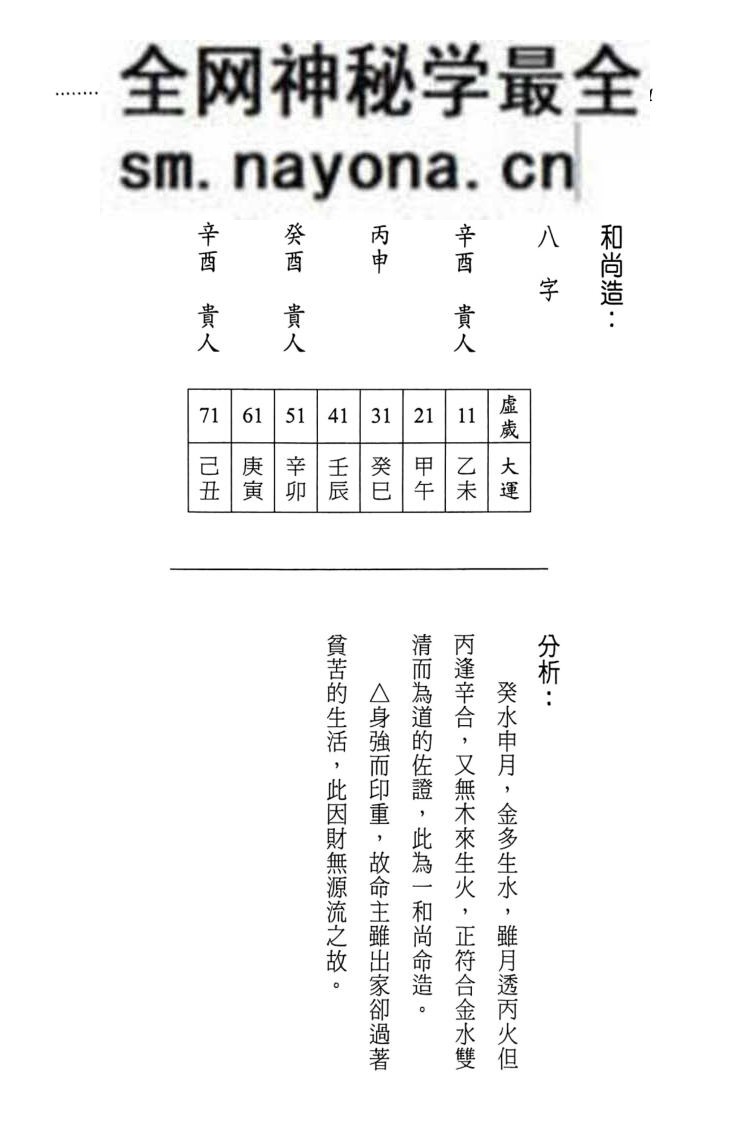 《八字婚姻点论》