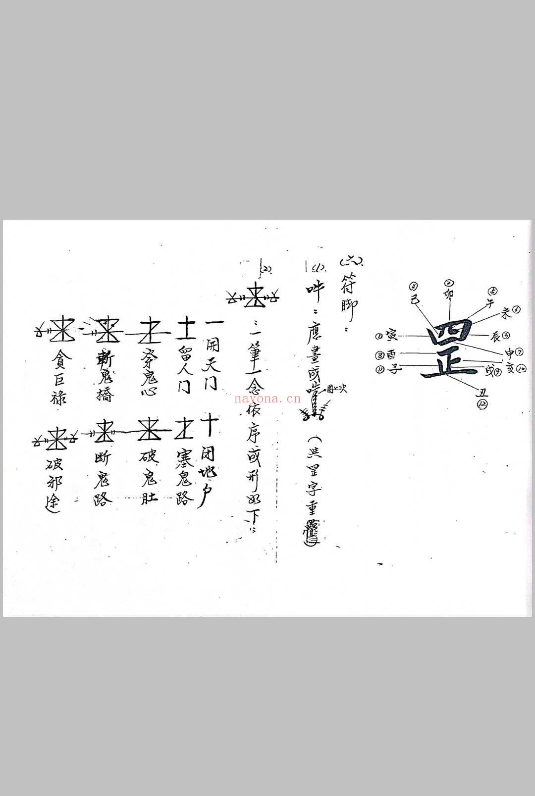 闾山无极慈善堂《符咒秘笈》吕金虎