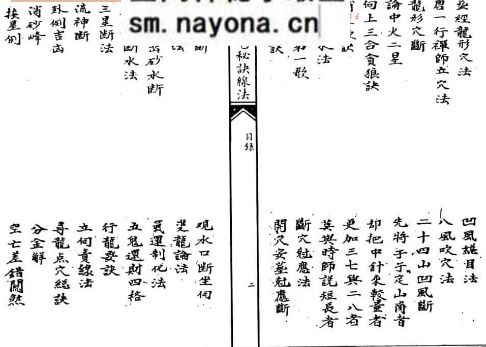 《家藏阴阳二宅秘诀线法》