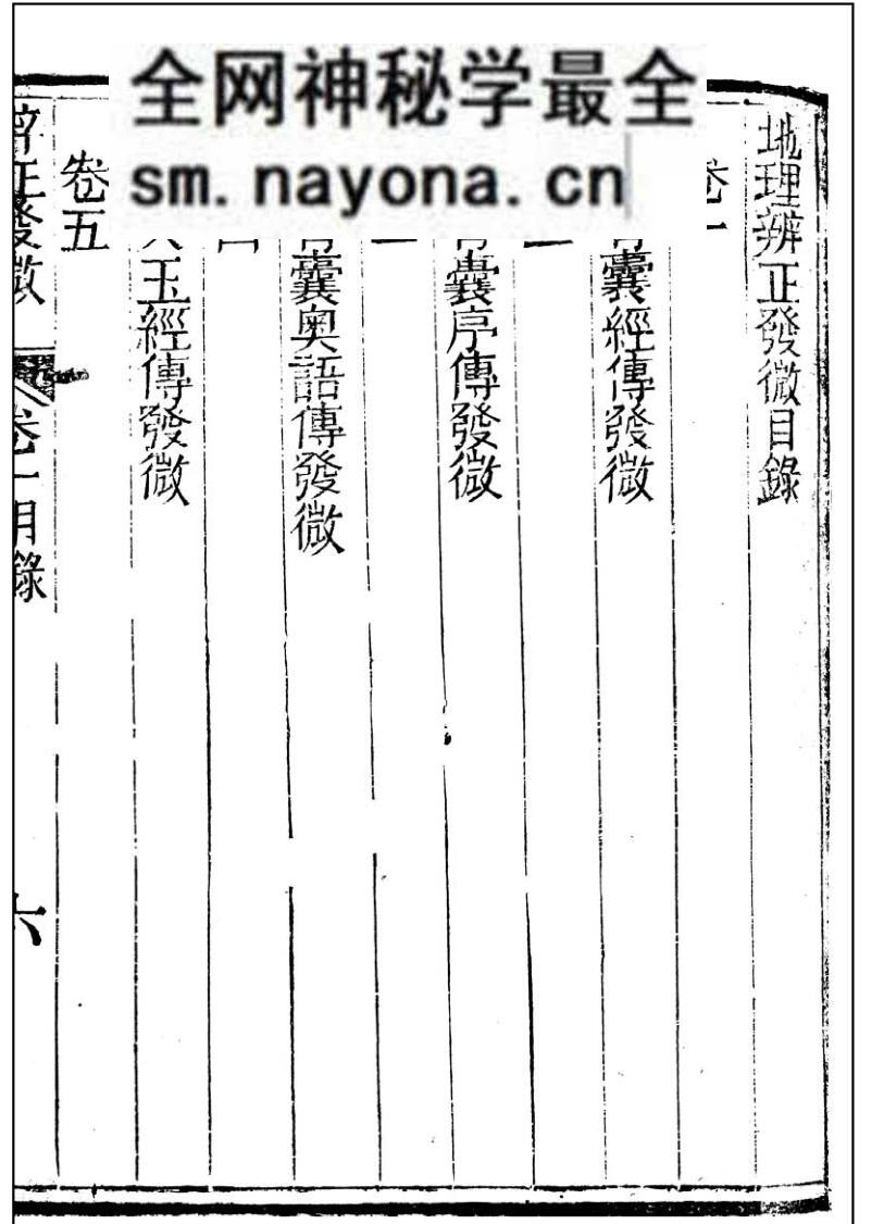 《地理辨正发微》