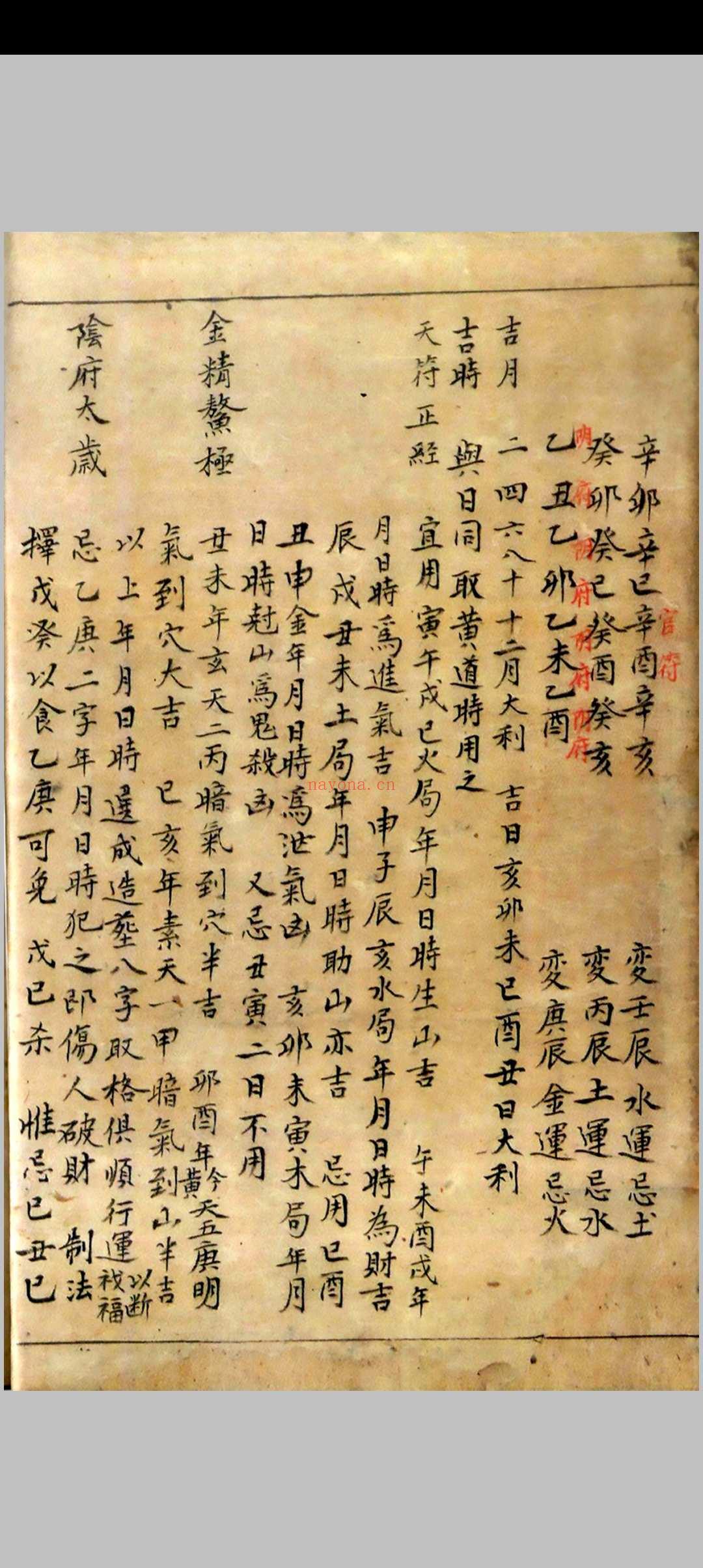 地理分金开门放水图式秘传