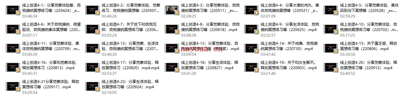 瑞恩真爱之门《线上创造4.0：自我接纳》