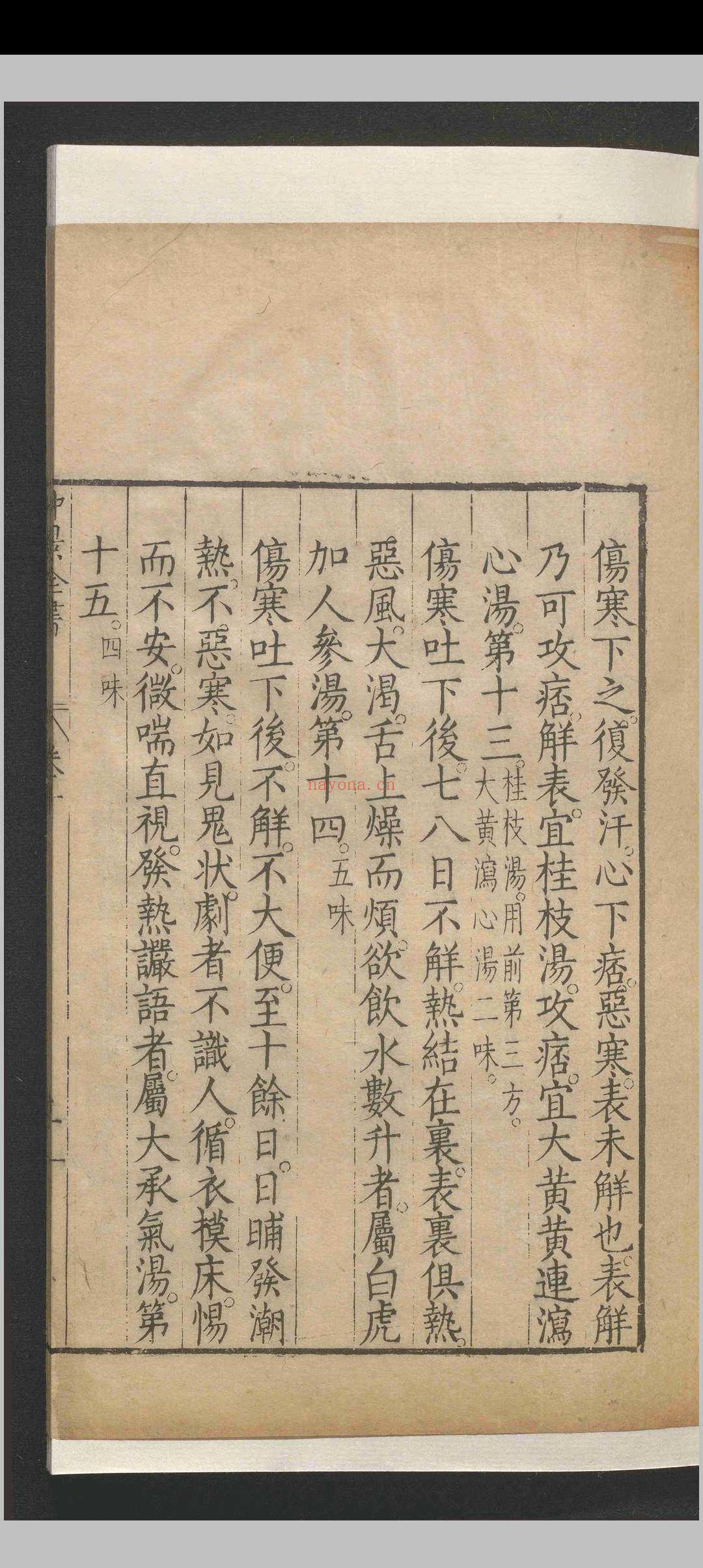 仲景全书.二十六卷.张仲景.王熙.赵开美.明万历二十七年