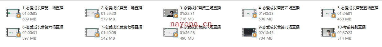 树成林《恋爱成长营2.0》