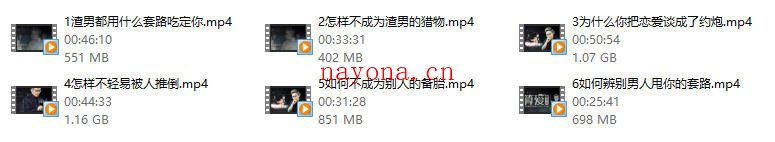 女生必读:如何防止被渣男所泡
