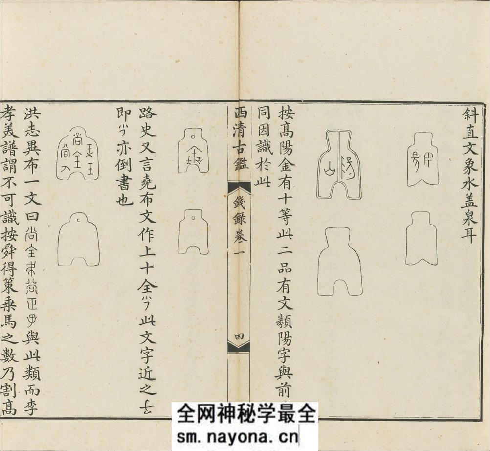 西清古鉴.钱录.十六卷.清梁诗正等编.清乾隆时期内府刊本 - 第10页预览图