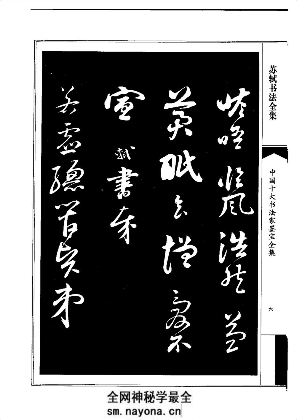 中国十大书法家墨宝全集——苏轼书法全集 - 第10页预览图