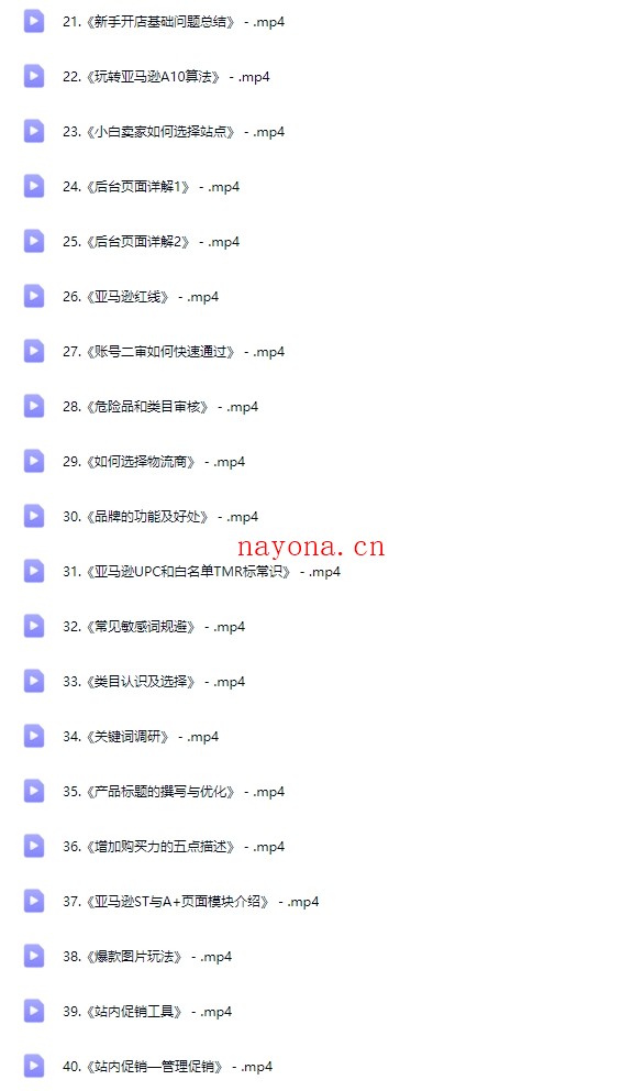 亚马逊运营实战课程，亚马逊从入门到精通，性价比高，相当于市面万元以上元课程（荣创出海.白龙）【Ac-0036】