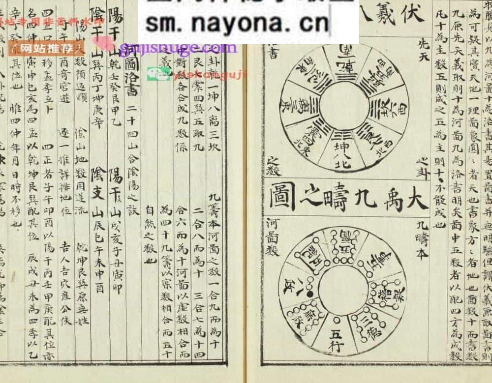 《玉函全奇五气朝元斗首河图洛书合节三台通书》上中卷76页双页版