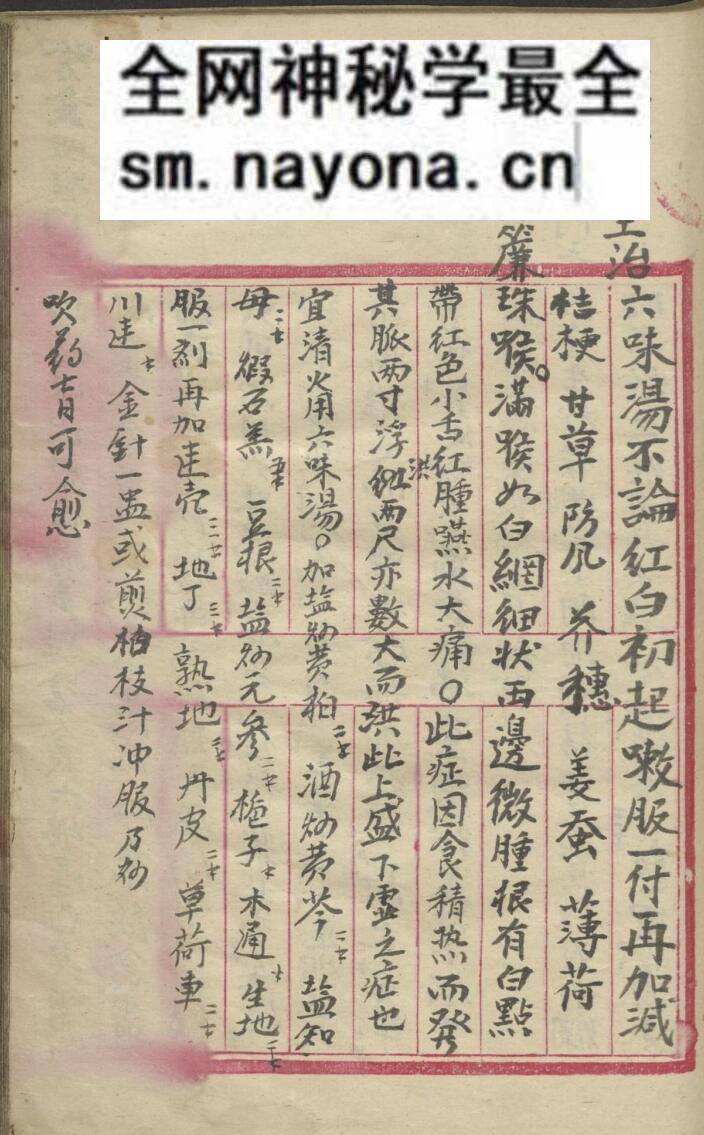 中医喉科古籍《喉科指掌大全》张宗良
