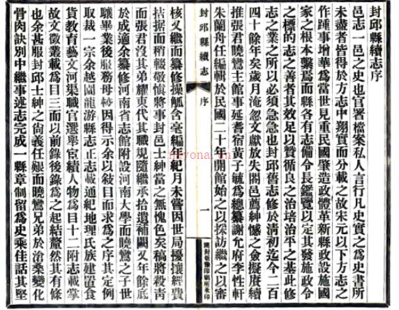 ［民国］封丘县续志二十八卷首一卷末一卷姚家望修　黄荫柟纂民国二十六年铅印本  PDF下载 | 华中地区 | 县志下载 | 中国地方史志网