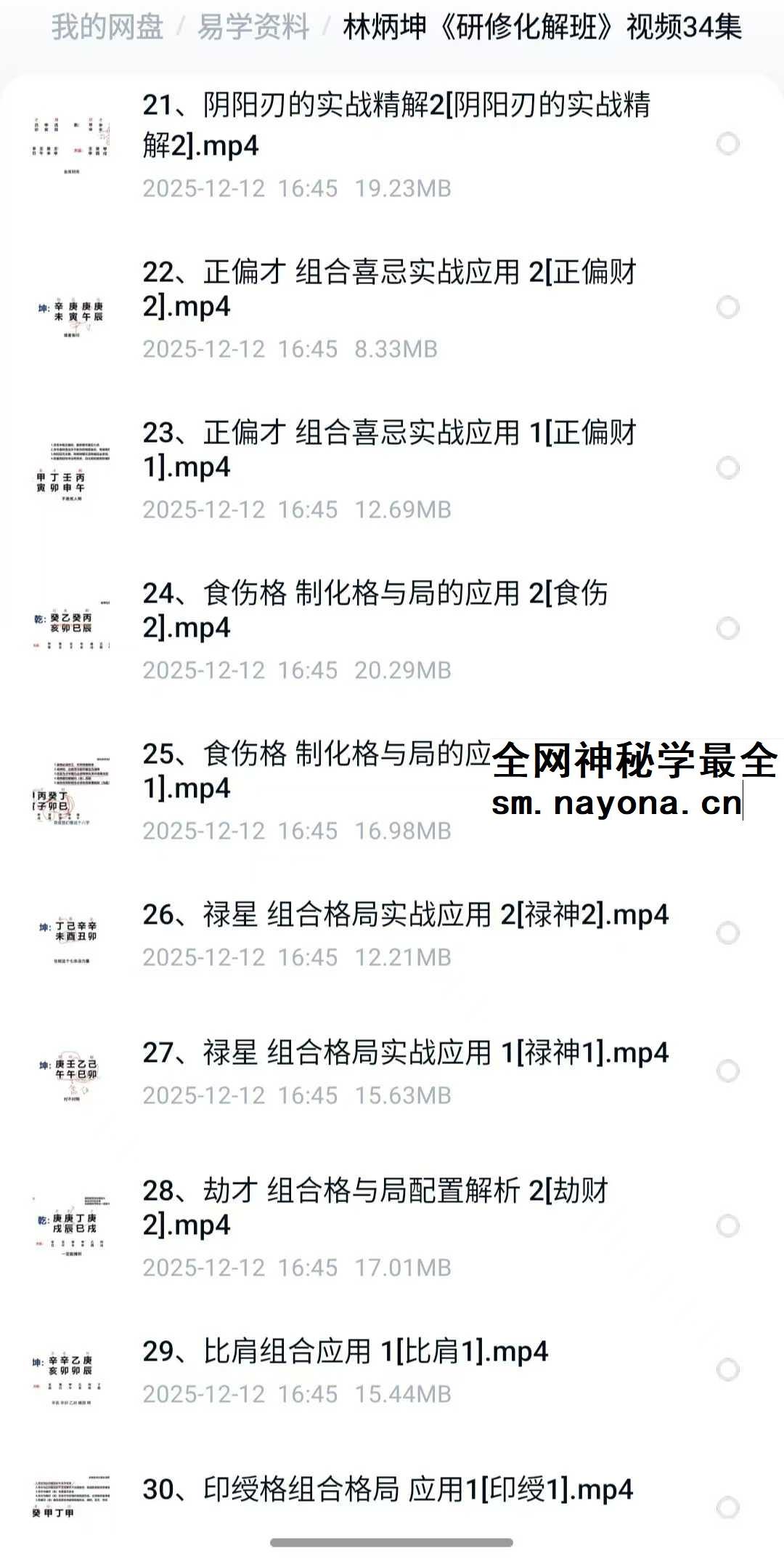 林炳坤 研修化解班 视频34集