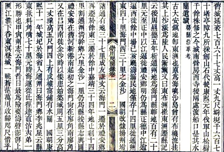 崇川咫闻录十二卷 徐缙 (清)杨廷撰辑 清道光十年(1830)通州徐氏芸晖阁刻本 .pdf下载 | 华东地区 | 县志下载 | 中国地方史志网