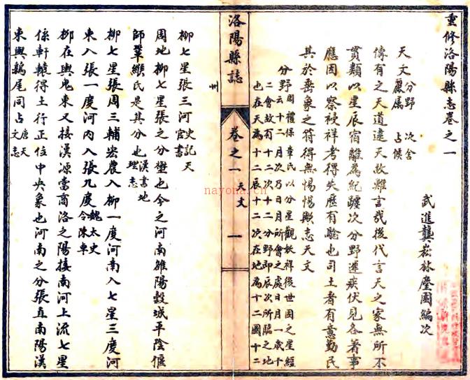 ［乾隆］重修洛阳县志二十四卷图考一卷  龚崧林修  汪坚纂  清乾隆十年（1745）刻本.pdf下载 | 华中地区 | 县志下载 | 中国地方史志网