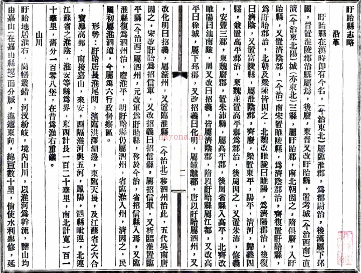 [民国]盱眙县志略 王汾纂  民国二十五年铅印本  PDF下载 | 华东地区 | 县志下载 | 中国地方史志网