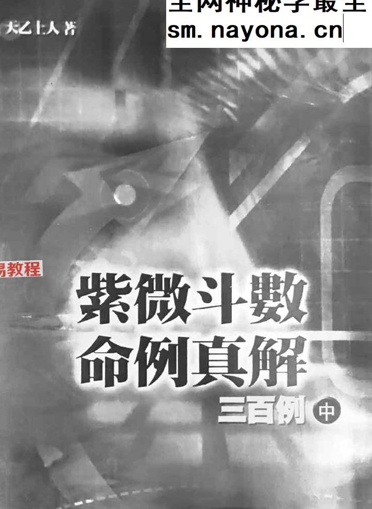 紫微斗数命例真解三百例 上中下 天乙上人pdf