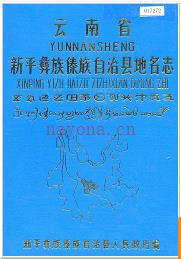 云南省新平彝族傣族自治县地名志 1986版.