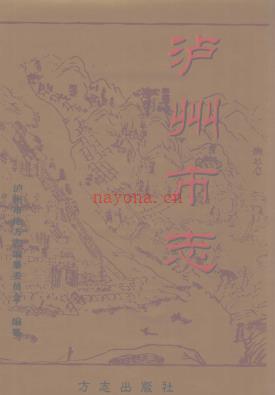 四川省泸州市志 1998版.