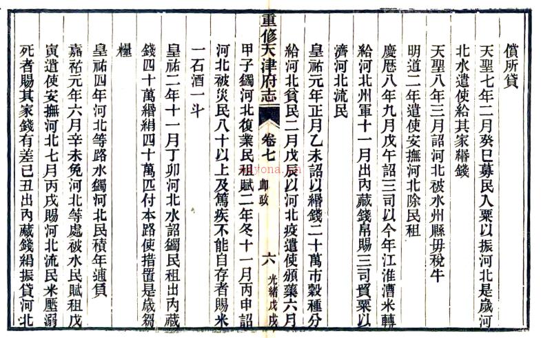 ［光绪］重修天津府志五十四卷 沈家本等修 徐宗亮 蔡启盛纂 光绪二十四年（1898）刻本.