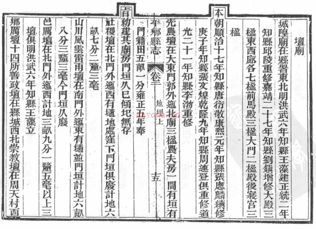 ［同治］平乡县志十二卷 苏性纂修 同治七年（1868）刻本.