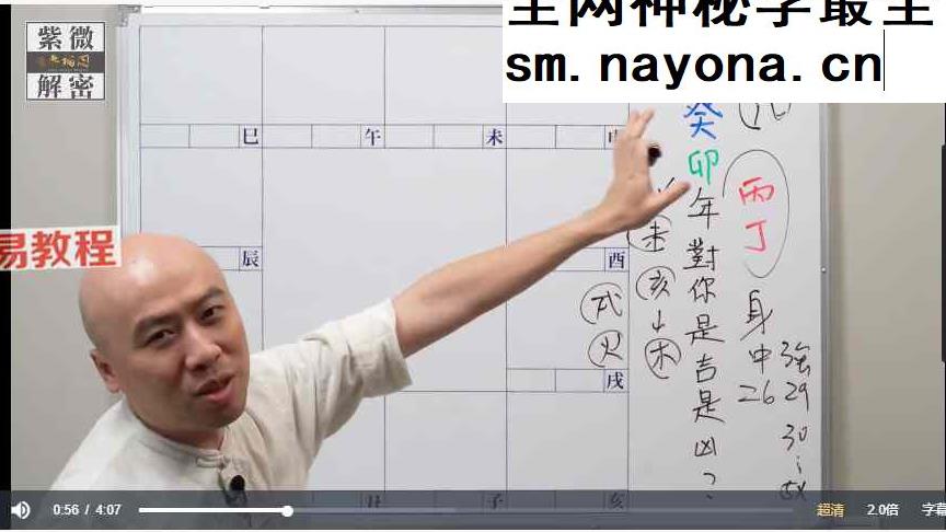 陈明业紫微斗数视频课程（零散资料，介意者请勿下载）