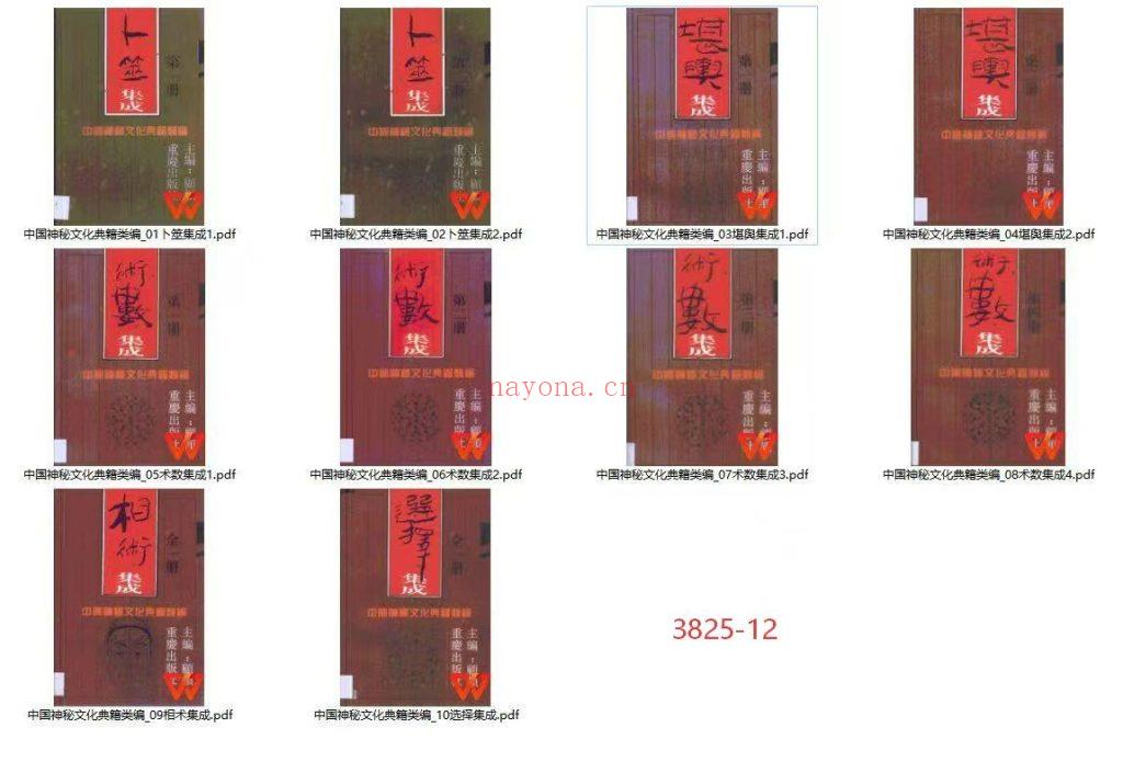 《中国神秘文化典籍类编》12