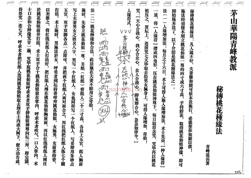 《茅山华阳青峰教派·阴法篇》8