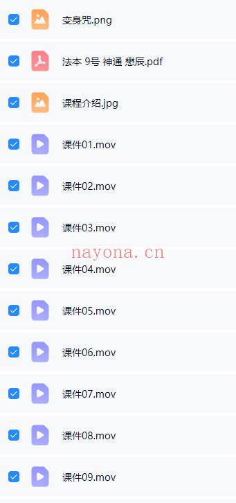 懋辰《茅山散法神通一宗》视频+课件