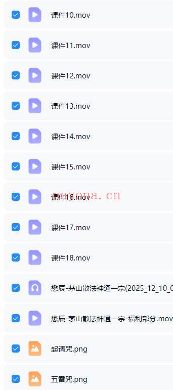 懋辰《茅山散法神通一宗》视频+课件