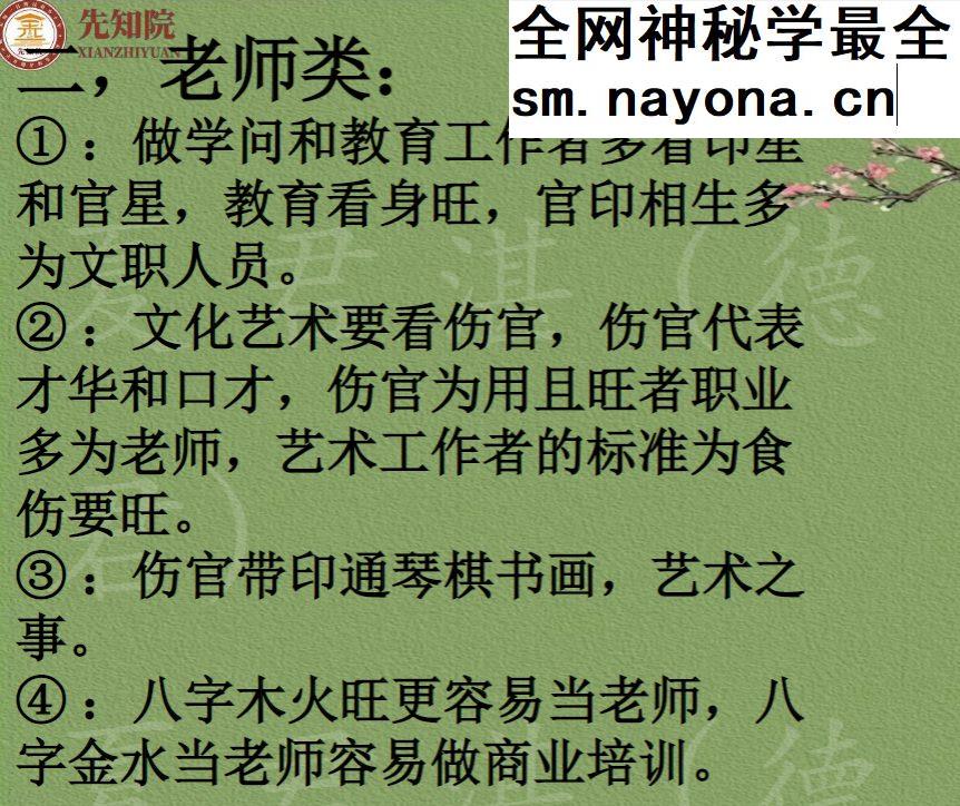 夏君湛老师《首次揭秘，如何看职业篇，风尘行业，军警类，当官类，教师类，经商类，销售类，当官类》秘籍破译职业篇首次面世.pdf