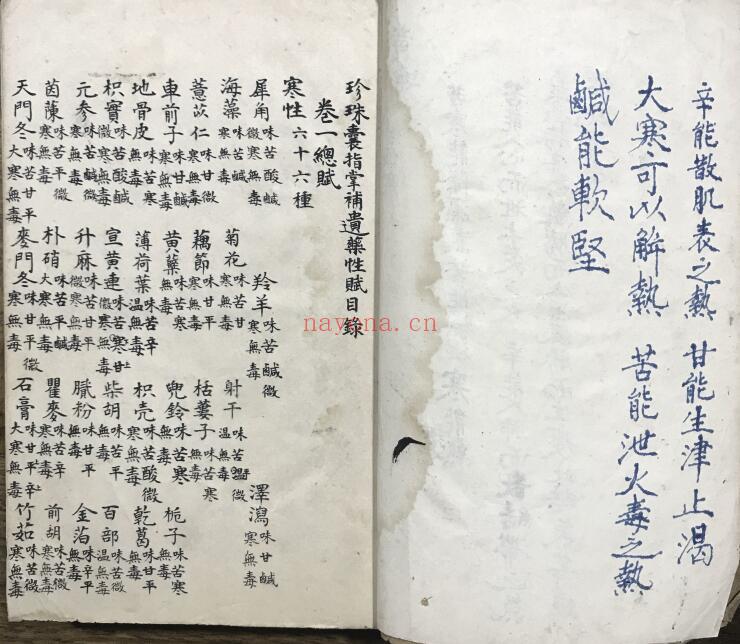 中医古籍《雷公炮灸》155页双页版 中医 第2张