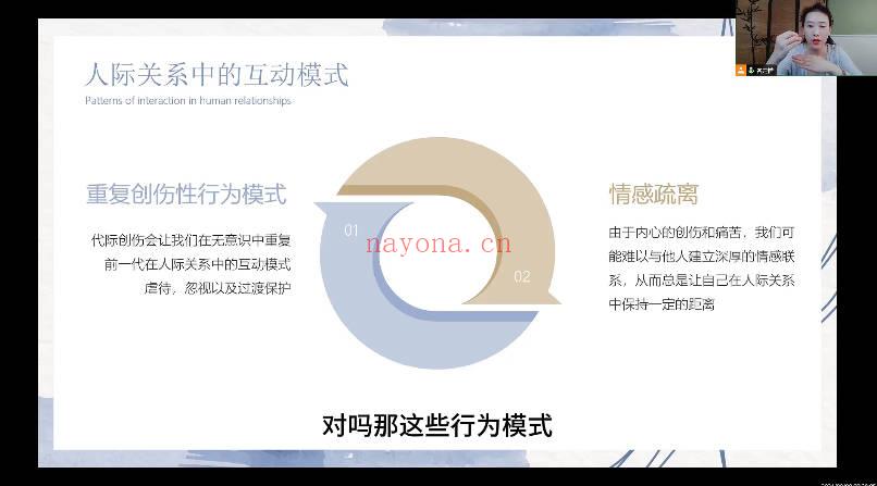 楚惜《代际创伤的察觉与自我疗愈之旅》视频16集