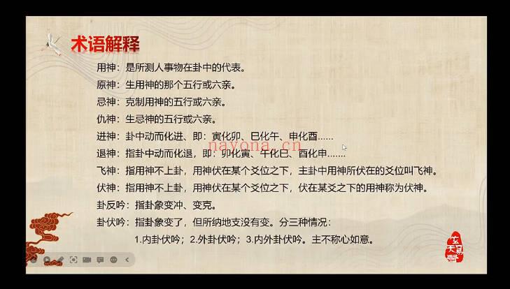 鲲鹏《怎样用六爻预测疾病与健康》视频课6集