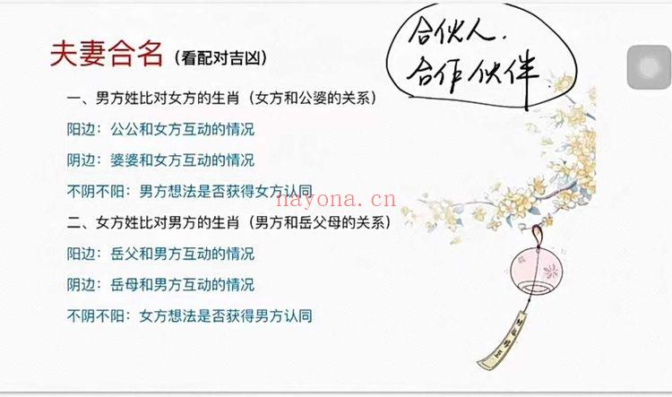 宝艺《五行生肖姓名学》视频课10集