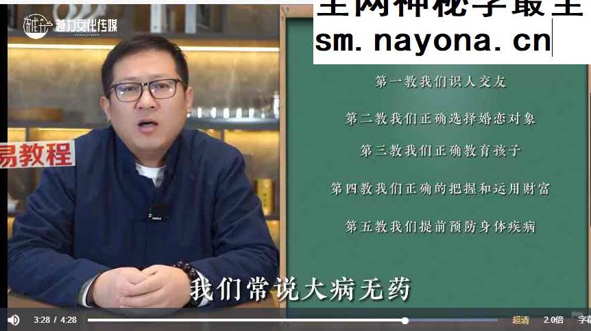 学数字易经品百味人生视频44集