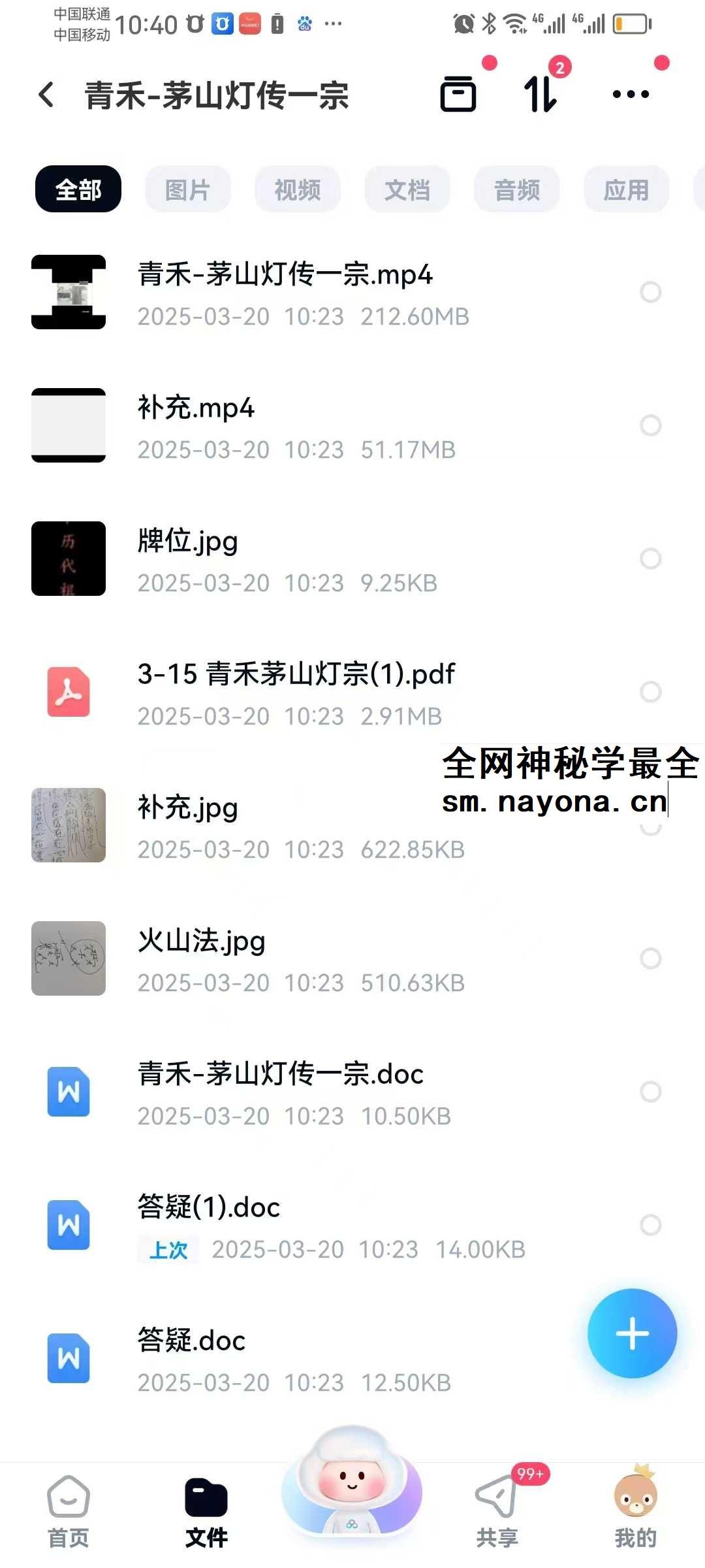 青禾 茅山灯传一宗 视频+文档