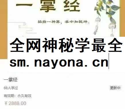 孙真坤老师一掌经39集